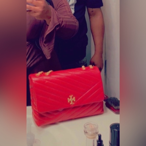 Tory Burch Red Quilted Women's Bag